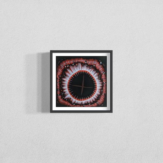 "Amulet II" Original Linocut