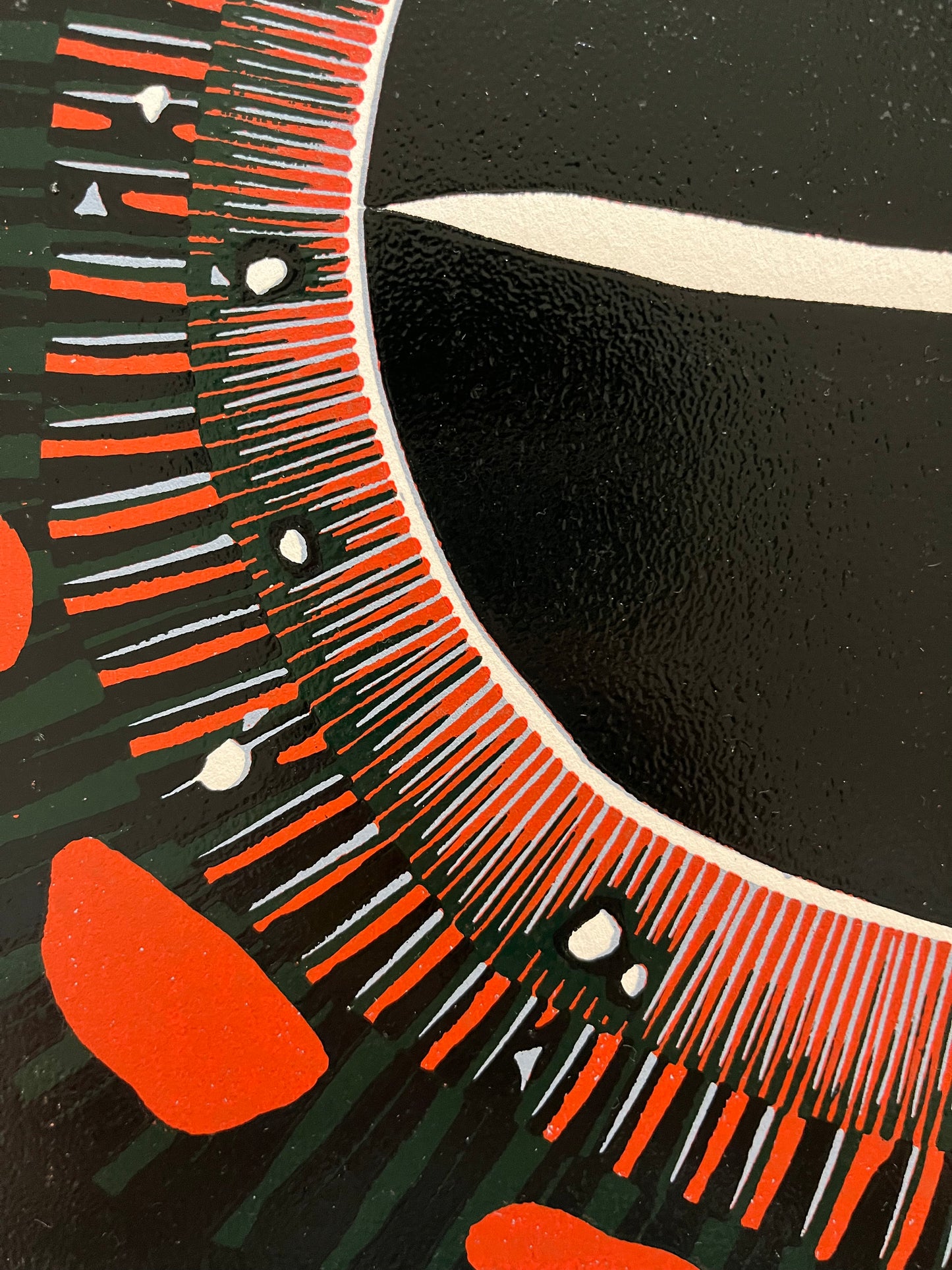 "Amulet I" Original Linocut