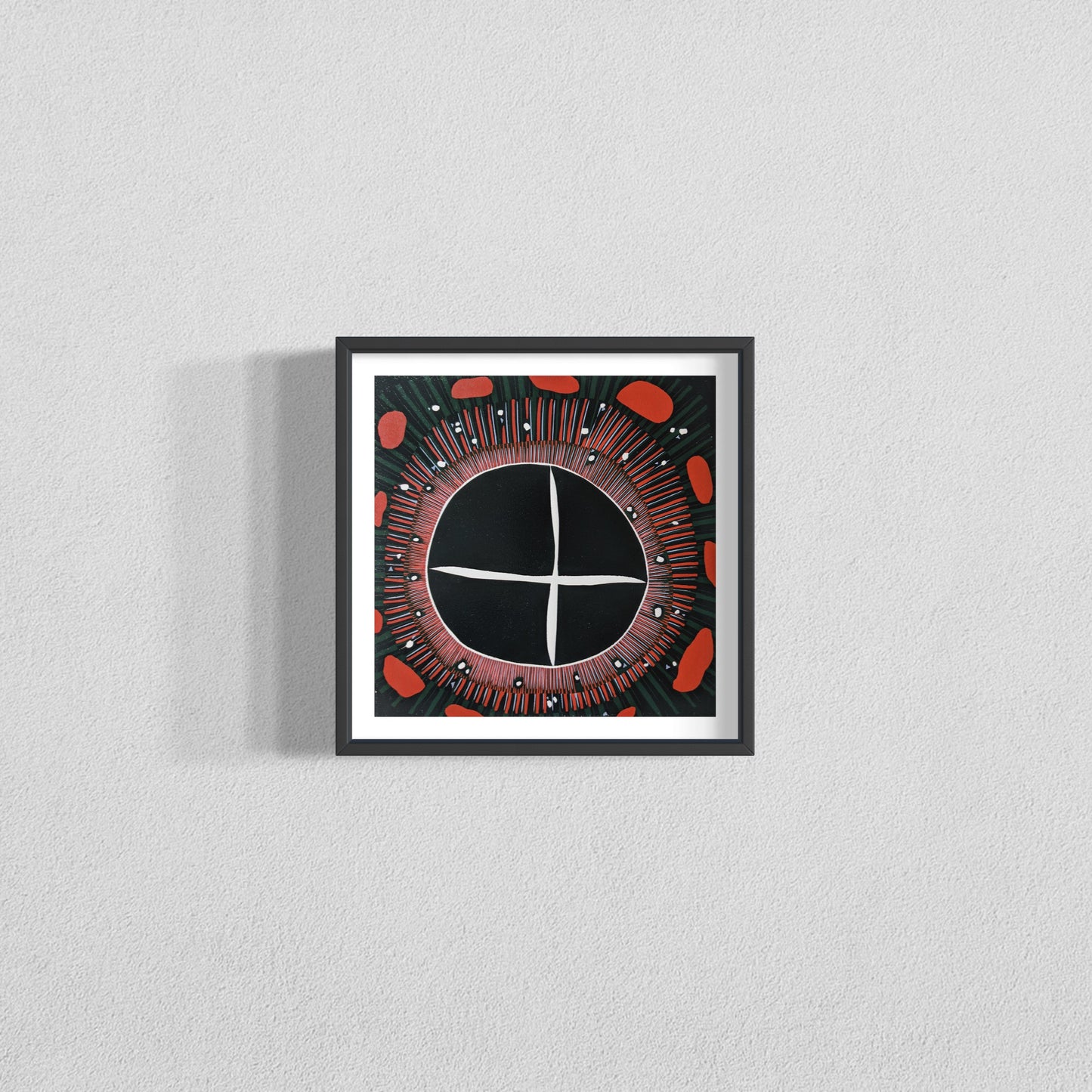 "Amulet I" Original Linocut