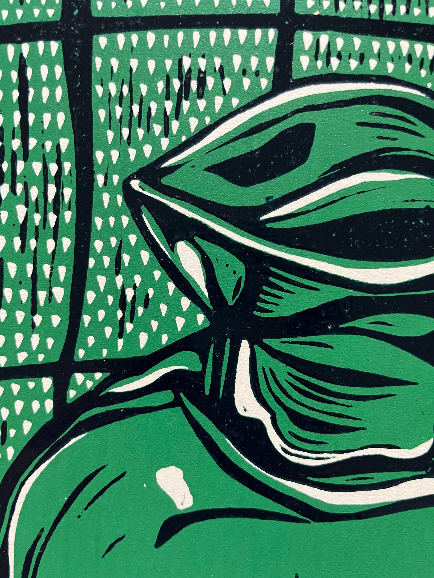 "Jug" Original Linocut