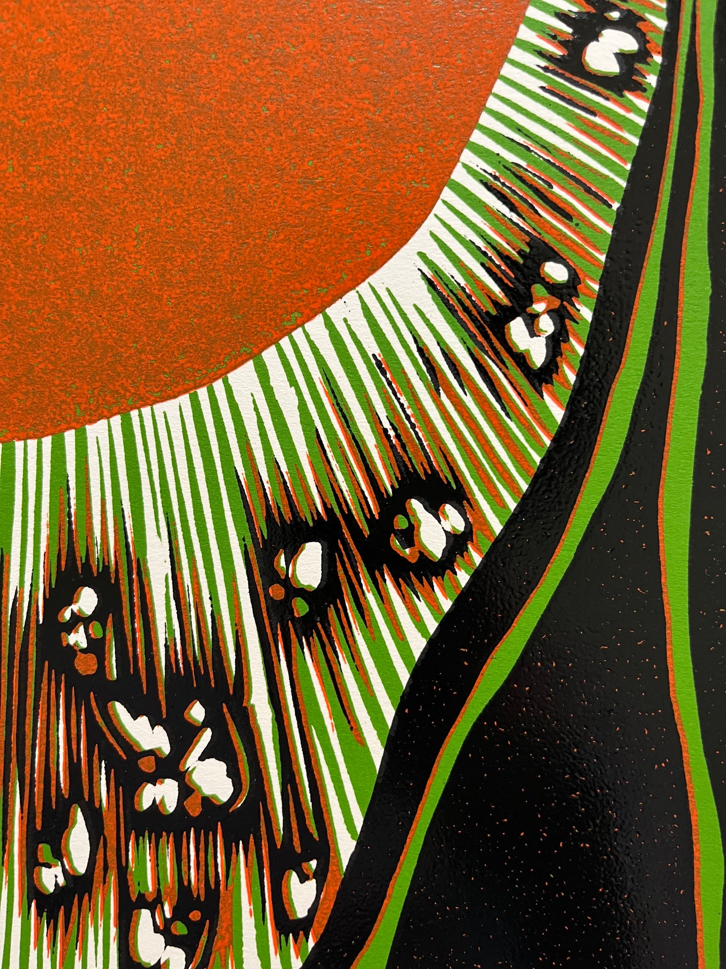 "Landscape" Original Linocut