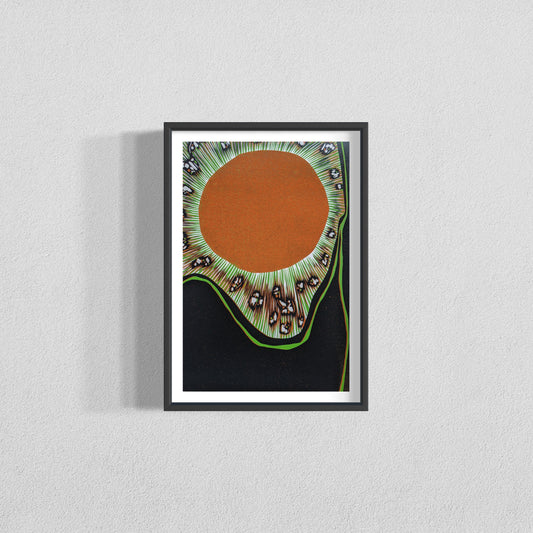 "Landscape" Original Linocut