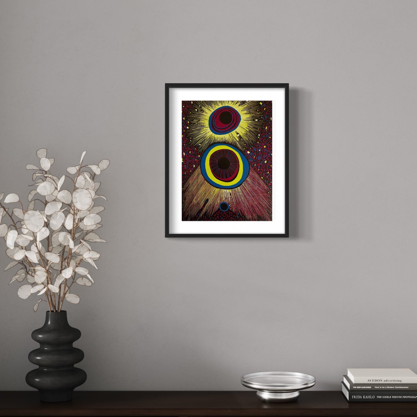 "Transmission II" Original Woodcut